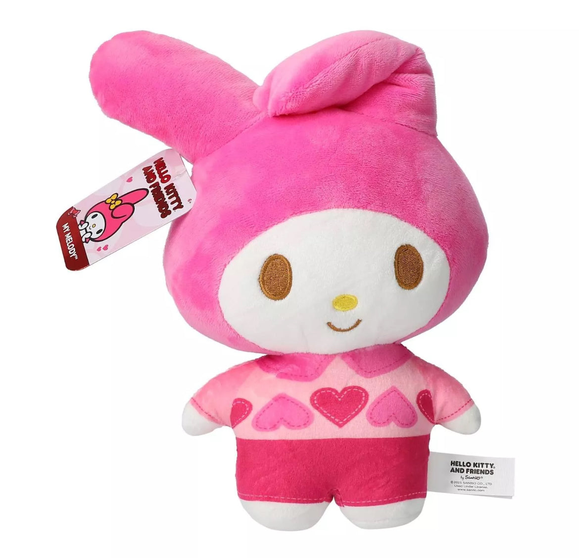 Hello Kitty Plush Toy Valentine's Day 10 inch My Melody by Sanrio NWT