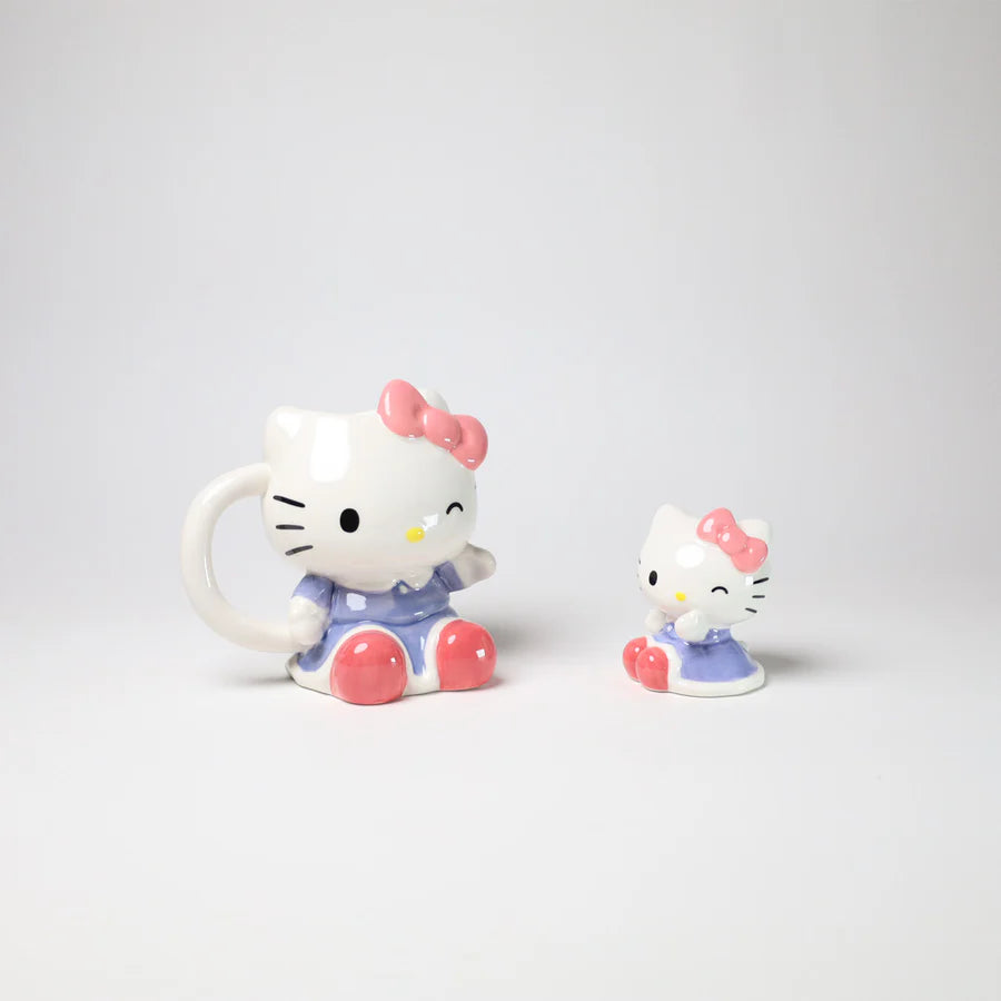 HELLO KITTY FIGURAL MUG AND FIGURINE